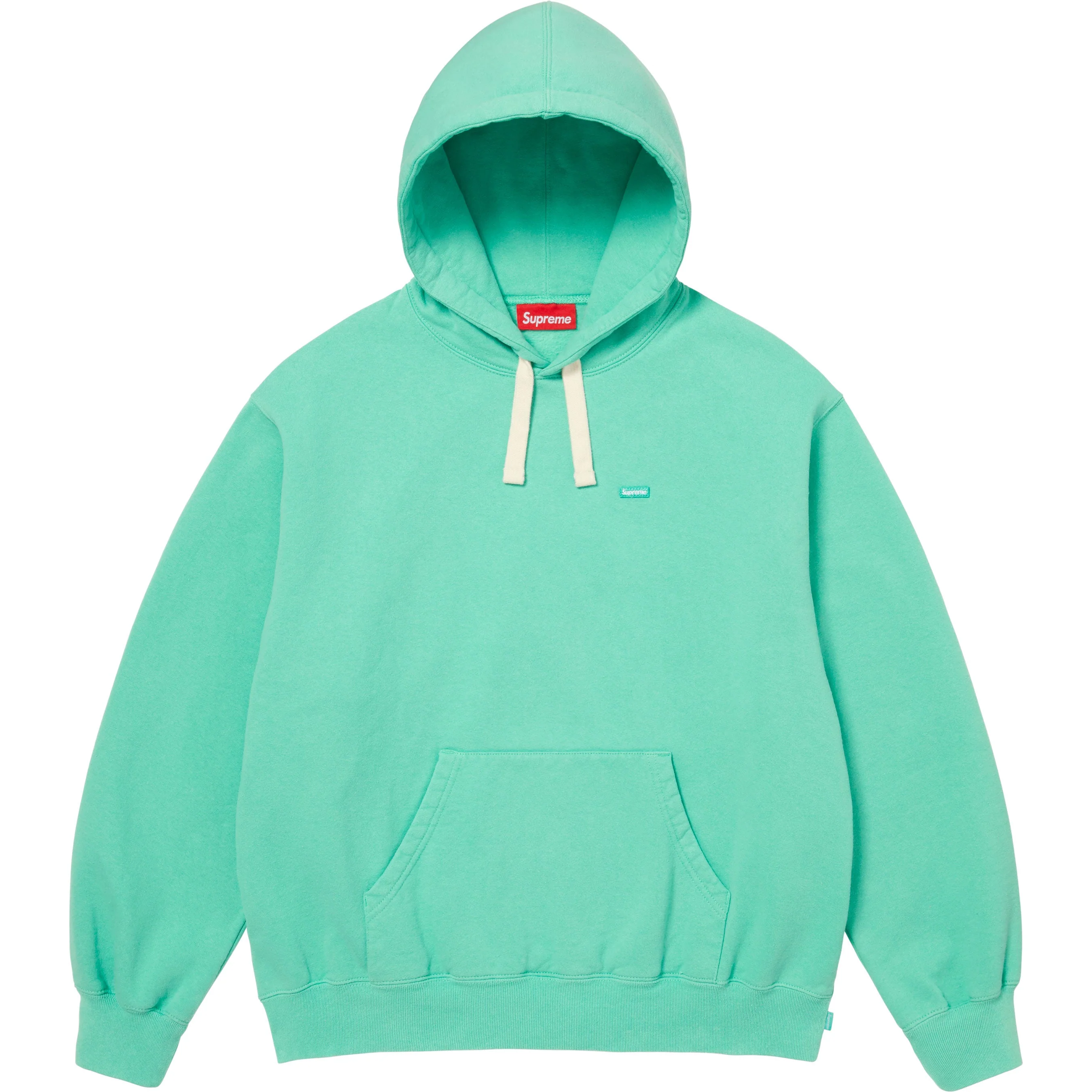 Small Box Drawcord Hooded Sweatshirt view 16